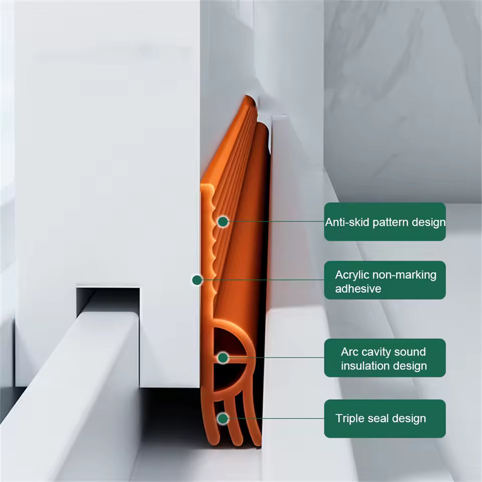 Calidi SilentSeal™ – Triple Protection Sliding Window & Door Seal Strip
